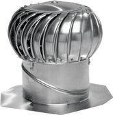 Lomanco Whirlybird BIB14 Turbine Ventilator, 14 in Dia Throat, Aluminum, Mill